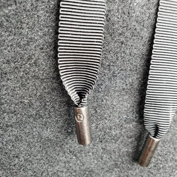 Lululemon Go Forward Pullover Wm's Size 6 Heathered Core Black Fleece Sweater - Picture 4 of 11